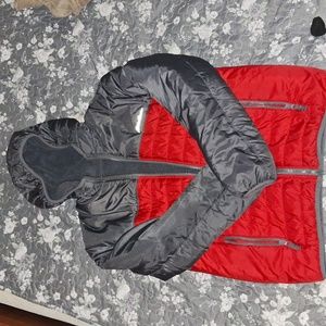 red and gray jacket, size XL youth